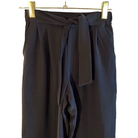 EuC LuLuLem0n LiGhtWeiGht NoiR wiDe leG tiE PaNts siZe 2 - Picture 9 of 14